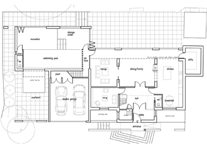 proposed ground floor plan